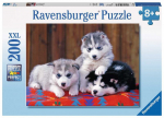Pusle Ravensburger Huskies 128235, 36 cm x 49 cm, 200 tk, mitmev&auml;rviline