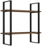 Seinariiul Kalune Design Buba 495SSE1107, pruun v./must v., 70 cm x 22 cm x 70 cm