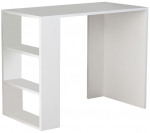 Kirjutuslaud ja riiul Kalune Design Netenya, valge v.