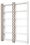 P&otilde;randariiul Kalune Design City 2, valge v., 170 cm x 24.2 cm x 124.6 cm