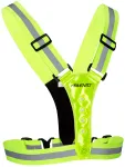 Helkurvest Avento LED Reflective Vest 606SC74OWFLG, kollane v./hall v., Universaalne suurus