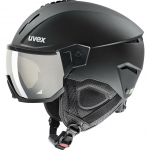Suusakiiver Uvex Instinct Visor, must v., 60-62 cm