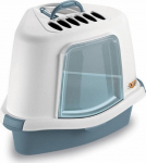 Suletud kassitualett Stefanplast Sprint Corner Plus MS_15775, sinine v., suletud, 40 cm x 56 cm x 40 cm