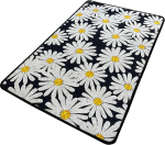 Vannitoa p&otilde;randamatt Foutastic Primula 359CHL4925, valge/must/kollane, 120 cm x 70 cm