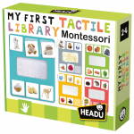 M&auml;ng Headu Montessori My First Tactile Library, mitmev&auml;rviline