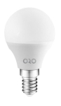 Lambipirn Oro LED, G45, 3000 &deg;K, E14, 8 W, 900 lm