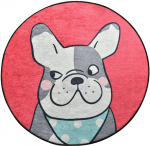 Vaip Conceptum Hypnose Happy Dogs 882CHL1139, mitmev&auml;rviline, 100 cm x 100 cm