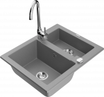 K&ouml;&ouml;givalamu Mexen Carlos 6518581500-71+670200-00, graniit, 58 cm x 47 cm x 17.7 cm, kroomi/hall