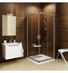 Du&scaron;ikabiin Ravak Blix BLRV2 - 80 1LV40U00Z1, aluseta, 80 cm x 80 cm x 190 cm