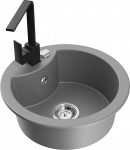 K&ouml;&ouml;givalamu Mexen Diego 6512-71-670300-70, graniit, 48.8 cm x 48.8 cm x 16.7 cm, must/hall/kroom