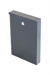 Postkast Haushalt PD955, must/hall, 24 cm x 5.5 cm x 35.5 cm