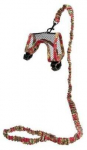 Kassi rakmed koos rihmaga Karlie Art Joy Guinea Pig + Ferret Harness, 77 - 125 cm x 20 mm, mitmev&auml;rviline