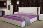 Voodilina PRZF-27, violetne, 200 x 220 cm, kummiga