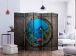 Vahesein Artgeist Submarine Window II PARAVENTTC1263, mitmev&auml;rviline, 225 cm x 172 cm
