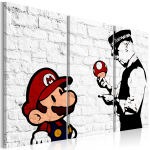 Reproduktsioon Artgeist Mario Bros (Banksy) N6790-DKPWD, 90 cm x 60 cm