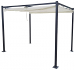 Aiatelk Patio Faro, 218 x 220 cm, valge v./must v.