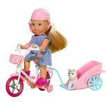 Nukk Simba Evi with a Bike 105730783, 12 cm