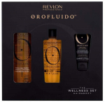Juukse- ja kehahooldustoodete komplekt Revlon Professional Orofluido Wellness Set, 3 tk, 390 ml
