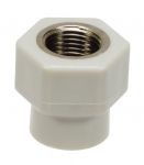 Veetoru h&uuml;lss Sanitas PPR 24.2525B, 3/4 tolli - sisekeere/25 mm -Joodetav sisemine pool, pol&uuml;prop&uuml;leen (pp)