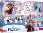 Lauam&auml;ngude komplekt Trefl Frozen Mix & Play 8in1, EN
