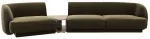 Mooduldiivan Micadoni Miley Blu 77, roheline v., vasak, 300 x 118 cm x 70 cm
