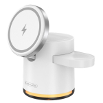 Laadijate komplekt Jellico W22 4in1, Qi Wireless, valge v., 23 W