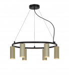 Valgusti rippuv Domoletti Icel P16065-6RP D5H13 gold, GU10, 6 x 5 W