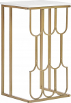 Abilaud Beliani Pandale, kuldne v./valge v., 30 cm x 30 cm x 54 cm