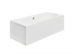 Vann, sisseehitatav Besco Vitae, 150 cm x 75 cm x 55.5 cm, ristk&uuml;lik, valge