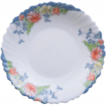 Taldrik supi Arcopal Florine, &Oslash; 21 cm, sinine v./valge v./punane v.