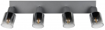 Valgusti lagi Reality Cadiz R81784042, E14, 4 x 10 W, must v.