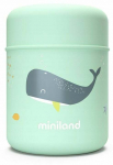 Toidutermos Miniland Ocean Whale, 0.28 l, mint/hall