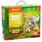 Konstruktor Marioinex Mini Waffle Savanni loomad 07085, 100 tk