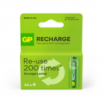 Laetav aku GP GPRHC212L001, AA, 2100 mAh, 4 tk