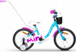 Lisaratastega laste jalgratas, laste Tabou Miss ST, sinine v./roosa v., 20"