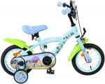 Lisaratastega laste jalgratas, laste Volare Bluey CB 2TQ, sinine v., 12"