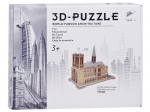 3D-pusle Notre Dame Cathedral, 38 cm x 20 cm, 77 tk, pruun v.