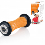 Massaažirull, t&auml;iskasvanutele QMED, 17 cm, must v.