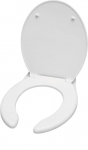 WC poti kaas Cersanit Etiuda, valge v., 48 cm x 36 cm