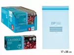 T&otilde;mblukuga k&uuml;lmutuskotid Leknes 87067, 25 cm x 17 cm, helesinine v., 20 tk
