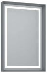 Peegel Kalune Design Craft, valgustusega, rippuv, 60 cm x 90 cm, matt grey v.