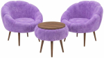 M&ouml;&ouml;blikomplekt Hanah Home Lida Wellsoft 251BLS1135, sise, violett v.