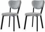 Toolide komplekt Kalune Design Beta 851 V2 974NMB1849, matt, must v./helehall v., 57 cm x 46 cm x 86 cm, 2 tk