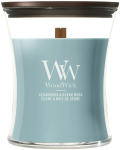 K&uuml;&uuml;nal, l&otilde;hna WoodWick Cedarwood & Ocean Moss, 50 - 65 h, 275 g, sinine v.