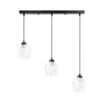 Valgusti lagi Candellux Lighting Krista 33-58317, E27, 3 x 40 W, l&auml;bipaistev v. / must v.