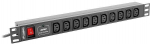 Pinge stabilisaator Lanberg Surge Protector Rack PDU, 2 m