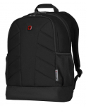 S&uuml;learvuti seljakott Wenger Quadma 16" Laptop Backpack Black, must, 15.6-16"