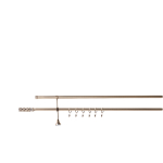 Kardinapuu komplekt Domoletti LK20GZ14/2, 240 cm, &Oslash; 19 mm, kuldne