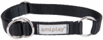 Kaelarihm koertele Amiplay Samba, must, 350 - 500 mm x 25 mm, 35-50