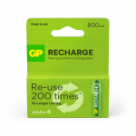 Laetav aku GP GPRHC083L001, AAA, 800 mAh, 4 tk